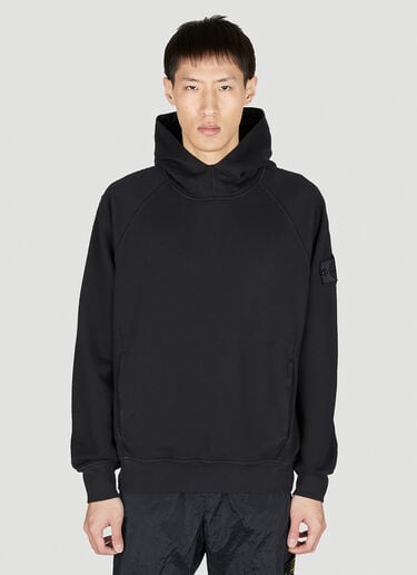 Compass Patch Hooded Sweatshirt Stone Island Shadow Project Compass Patch Hooded Sweatshirt Black shd0152011