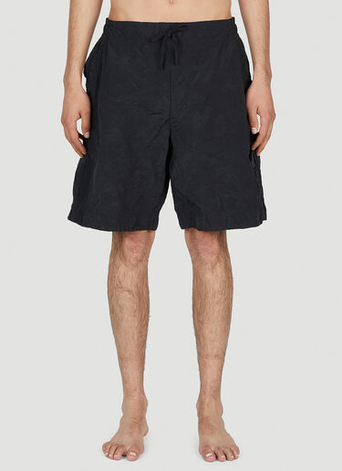 Compass Patch Swim Shorts Stone Island Shadow Project Compass Patch Swim Shorts Black shd0152016