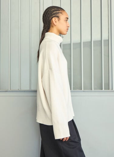 Skall Studio 실렌느 T-넥 스웨터  크림 ska0258008