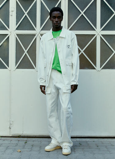 Sky High Farm Workwear Alastair Mckimm 워크웨어 팬츠 화이트 skh0354008