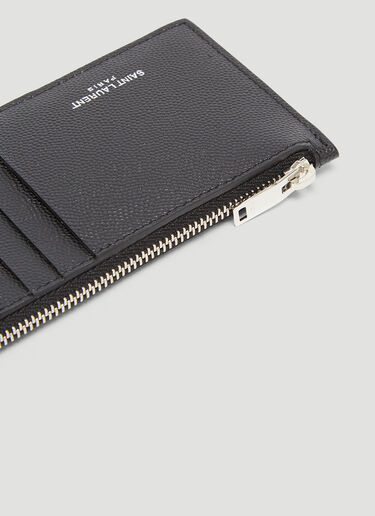 5 카드슬롯 지퍼 지갑 Saint Laurent 5 카드슬롯 지퍼 지갑 Black sla0134041