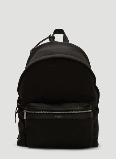 City Canvas Backpack Saint Laurent City Canvas Backpack Black sla0138028