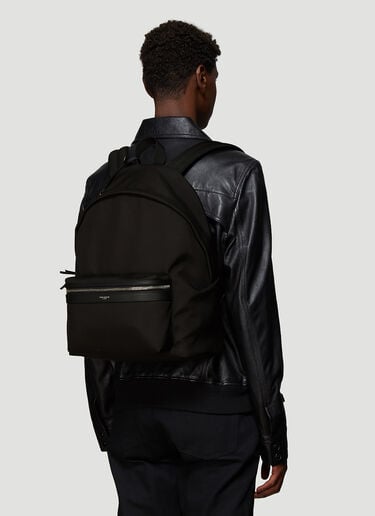 City Canvas Backpack Saint Laurent City Canvas Backpack Black sla0138028
