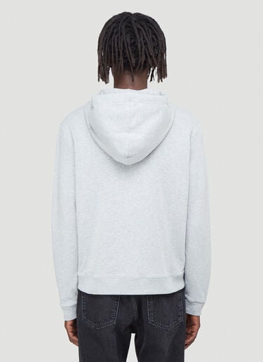 Logo-Print Hooded Sweatshirt Saint Laurent Logo-Print Hooded Sweatshirt Grey sla0140013