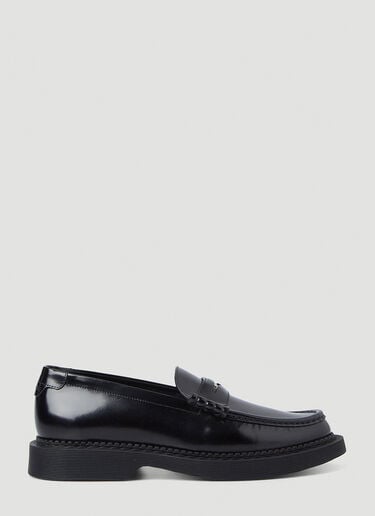 Saint Laurent Anthony Penny Loafers Black sla0145028