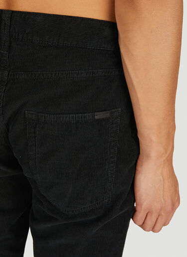Corduroy Pants Saint Laurent Corduroy Pants Black sla0149019