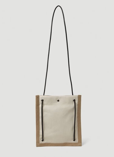 Universite Flat Crossbody Bag Saint Laurent Universite Flat Crossbody Bag Cream sla0149063