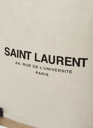 Universite Flat Crossbody Bag Saint Laurent Universite Flat Crossbody Bag Cream sla0149063