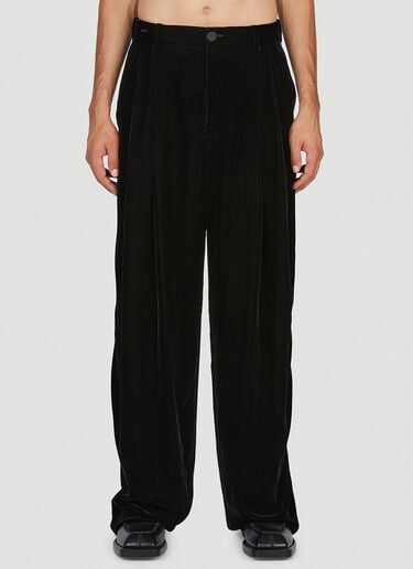 벨벳 팬츠 Saint Laurent 벨벳 팬츠 블랙 sla0154011