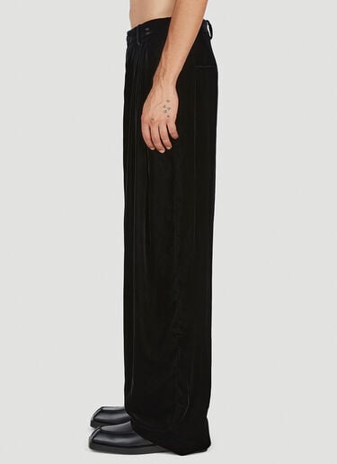 Saint Laurent 벨벳 팬츠 블랙 sla0154011