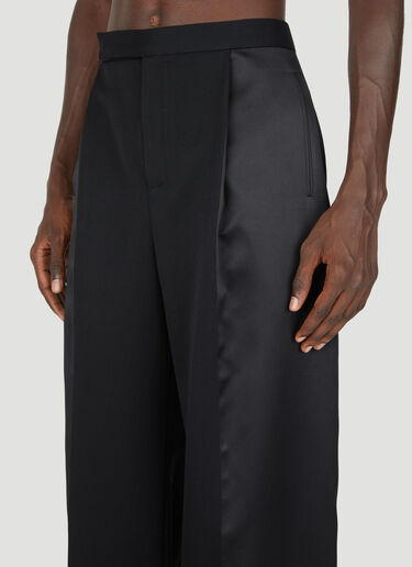Saint Laurent Flared Tuxedo Pants Black sla0154015