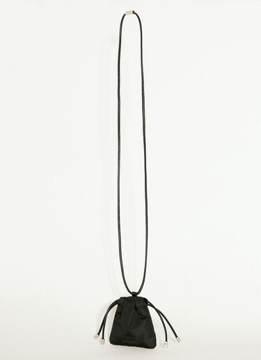 Saint Laurent Paris Mini Airpod Holder Pouch Black sla0154073