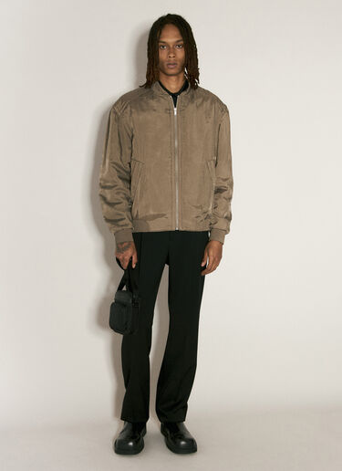 테디 봄버 재킷 Saint Laurent 테디 봄버 재킷 베이지 sla0156013