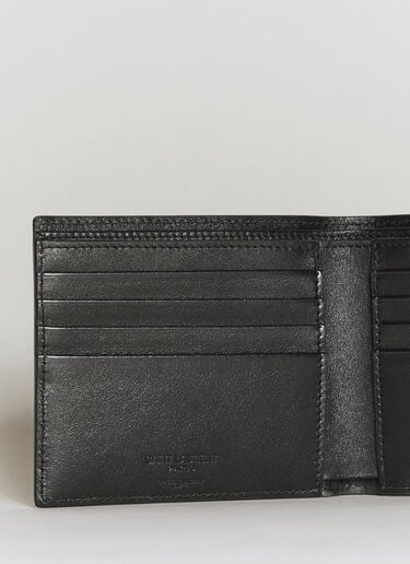 Logo Embossed Bi-Fold Wallet Saint Laurent Logo Embossed Bi-Fold Wallet Black sla0156030
