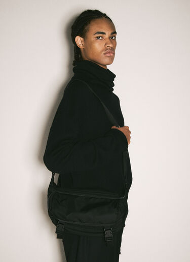 Logo Embroidery Crossobdy Bag Saint Laurent Logo Embroidery Crossobdy Bag Black sla0158023
