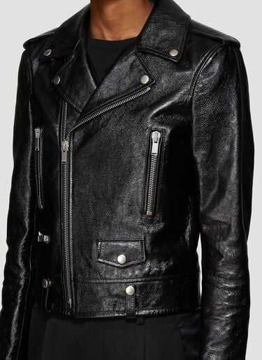 机车皮革夹克 Saint Laurent 机车皮革夹克 黑色 sla0237001