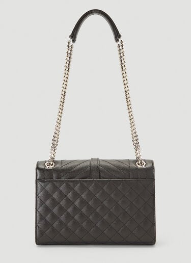 Envelope Satchel Medium Shoulder Bag Saint Laurent Envelope Satchel Medium Shoulder Bag Black sla0241080