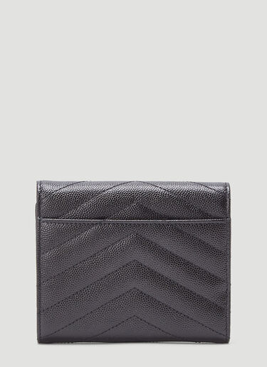 Saint Laurent Monogram Tri-Fold Wallet Black sla0243083