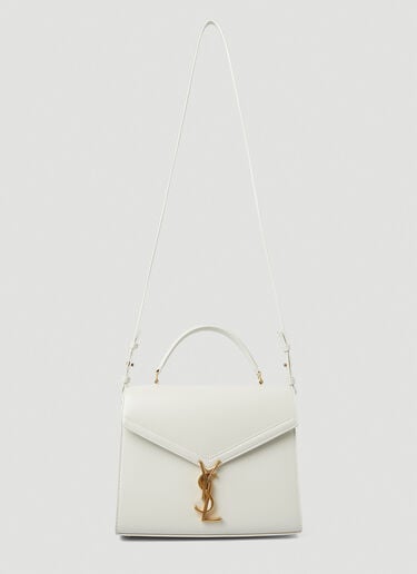 Saint Laurent Cassandra Shoulder Bag White sla0246096
