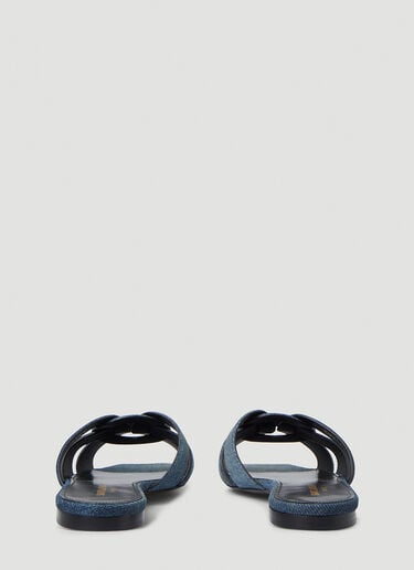 Tribute 牛仔凉鞋 Saint Laurent Tribute 牛仔凉鞋 蓝 sla0247073