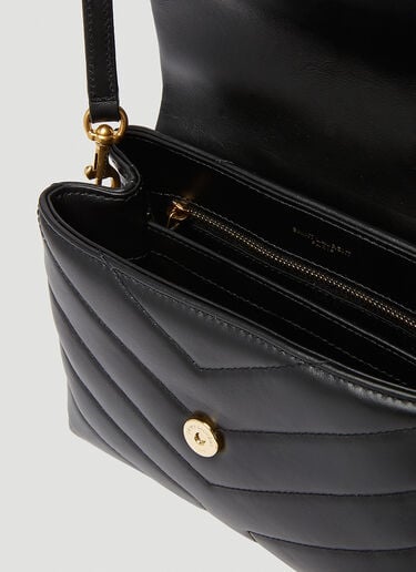 Saint Laurent Loulou Toy Crossbody Bag Black sla0247151