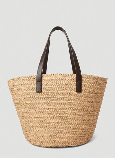 Panier Raffia 中号托特包 Saint Laurent Panier Raffia 中号托特包 米色 sla0247173