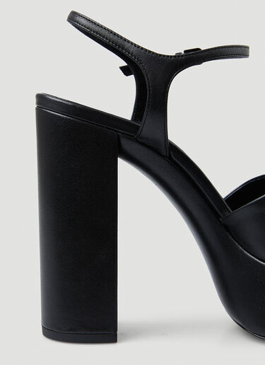 Saint Laurent Bianca Platforms Black sla0249071