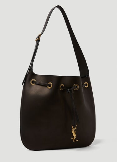 パリ VII ホーボー ショルダーバッグ Saint Laurent パリ VII ホーボー ショルダーバッグ ブラック sla0249219