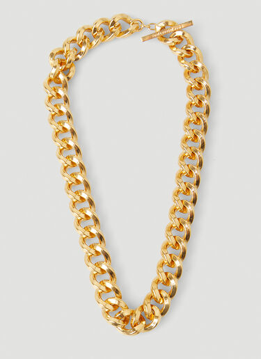 Short Curb Chain Saint Laurent Short Curb Chain Gold sla0249245