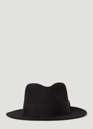 Saint Laurent 绅士帽 黑色 sla0249262