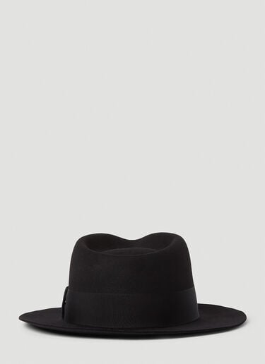 Saint Laurent 绅士帽 黑色 sla0249262