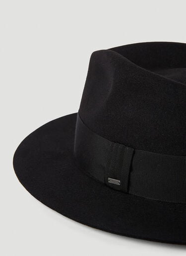 Saint Laurent 绅士帽 黑色 sla0249262