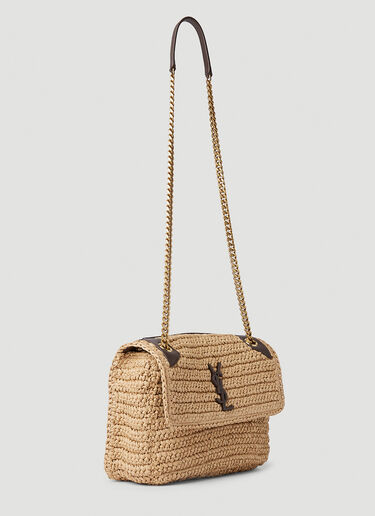 Saint Laurent 니키 라피아 숄더백 베이지 sla0251103