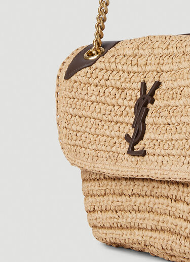 니키 라피아 숄더백 Saint Laurent 니키 라피아 숄더백 베이지 sla0251103