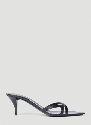 Carla Heeled Sandals Saint Laurent Carla Heeled Sandals Black sla0251148