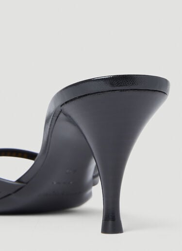 Carla Heeled Sandals Saint Laurent Carla Heeled Sandals Black sla0251148