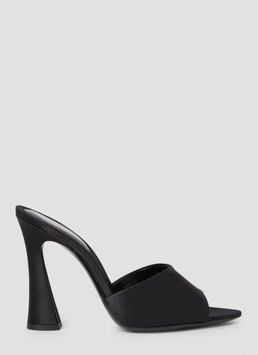 Saint Laurent Suite 高跟穆勒鞋 黑色 sla0251176