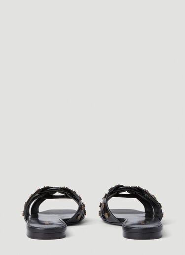 Tribute Studded Sandals Saint Laurent Tribute Studded Sandals Black sla0251182
