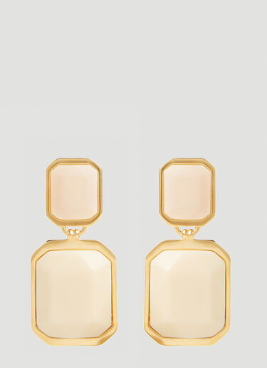 Octagon Earrings Saint Laurent Octagon Earrings Gold sla0251196