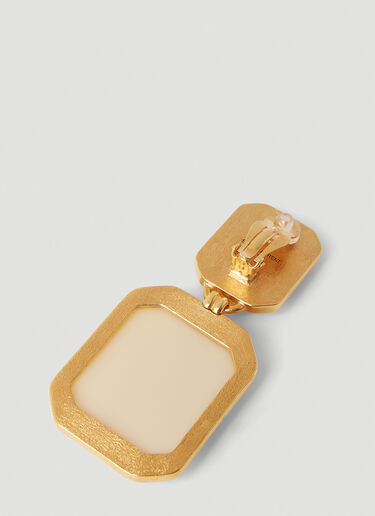 Octagon Earrings Saint Laurent Octagon Earrings Gold sla0251196