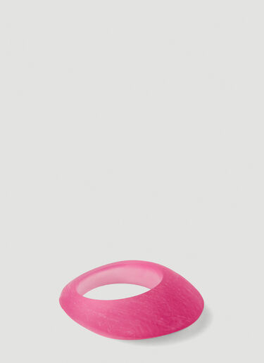 Resin Ring Saint Laurent Resin Ring Pink sla0251197