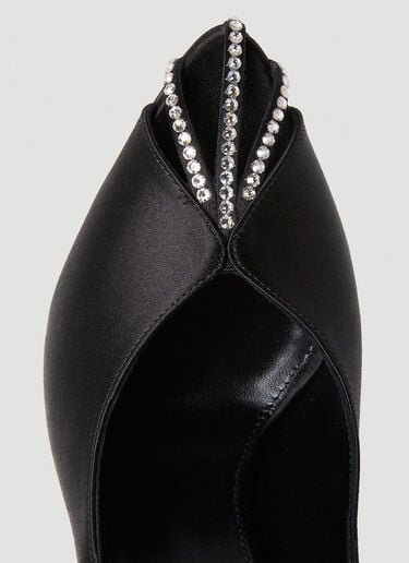 Alix Embellished High Heel Shoes Saint Laurent Alix Embellished High Heel Shoes Black sla0252037