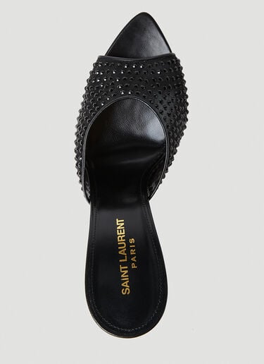 Saint Laurent Gippy 缀饰高跟鞋 黑色 sla0252042
