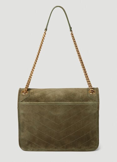 Saint Laurent Niki Medium Shoulder Bag Green sla0252053