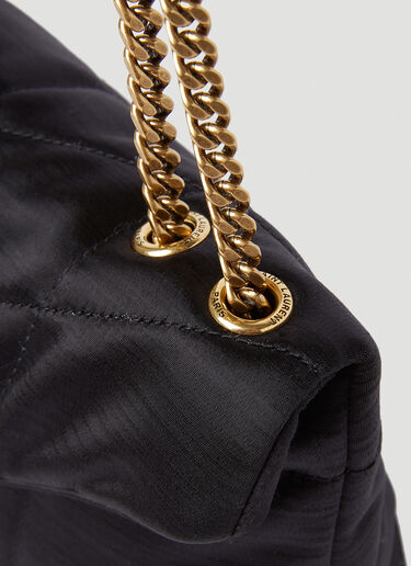 Puffer Shoulder Bag Saint Laurent Puffer Shoulder Bag Black sla0252086