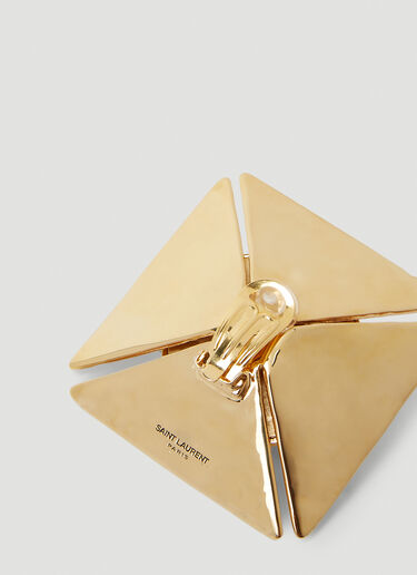 Pearl Square Earrings Saint Laurent Pearl Square Earrings Gold sla0252100