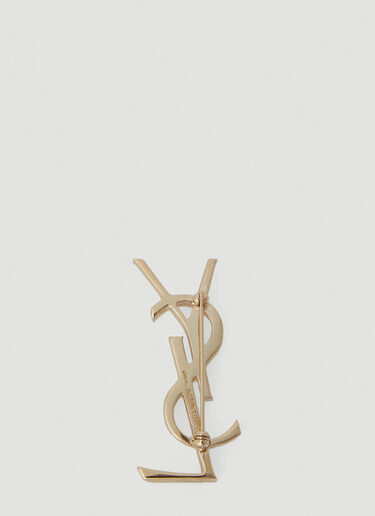 Saint Laurent 花押胸针 金色 sla0252103