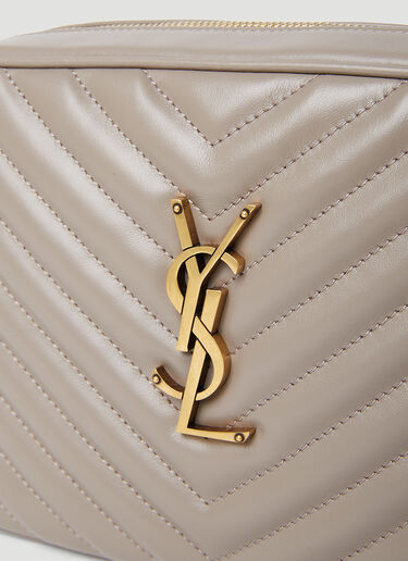 Saint Laurent Lou 菱格纹相机单肩包 灰色 sla0253088