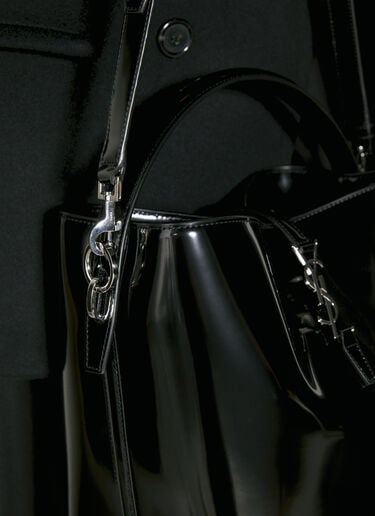 Le 37 Leather Shoulder Bag Saint Laurent Le 37 Leather Shoulder Bag Black sla0253133