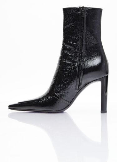 Saint Laurent Vendome Leather Boots Black sla0254053